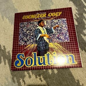 Obenezer Obey- Solution- vintage vinyl record from 1984